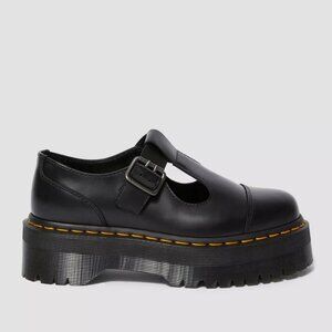 Dr. Martens Women's Bethan Mary Jane Shoes Black Leather Womens Size 8